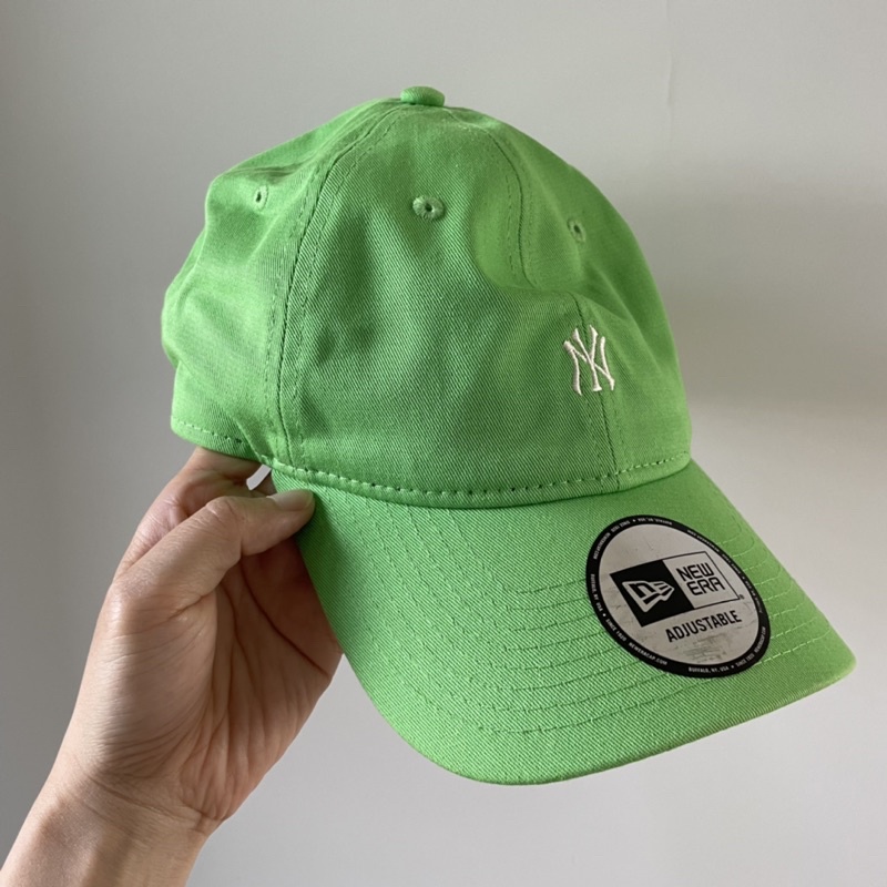 NEW ERA美國大聯盟紐約洋基老帽/棒球帽/鴉舌帽 螢光綠色，BEAMS購入正品