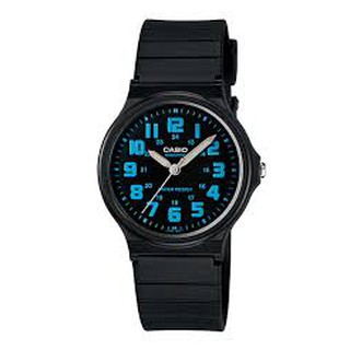 【KAPZZ】CASIO 簡約 指針休閒錶 黑藍 MQ-71-2B