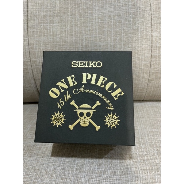 2015年海賊王 航海王 one piece 聯名 皮製錶帶手錶Seiko限量限定版 正貨