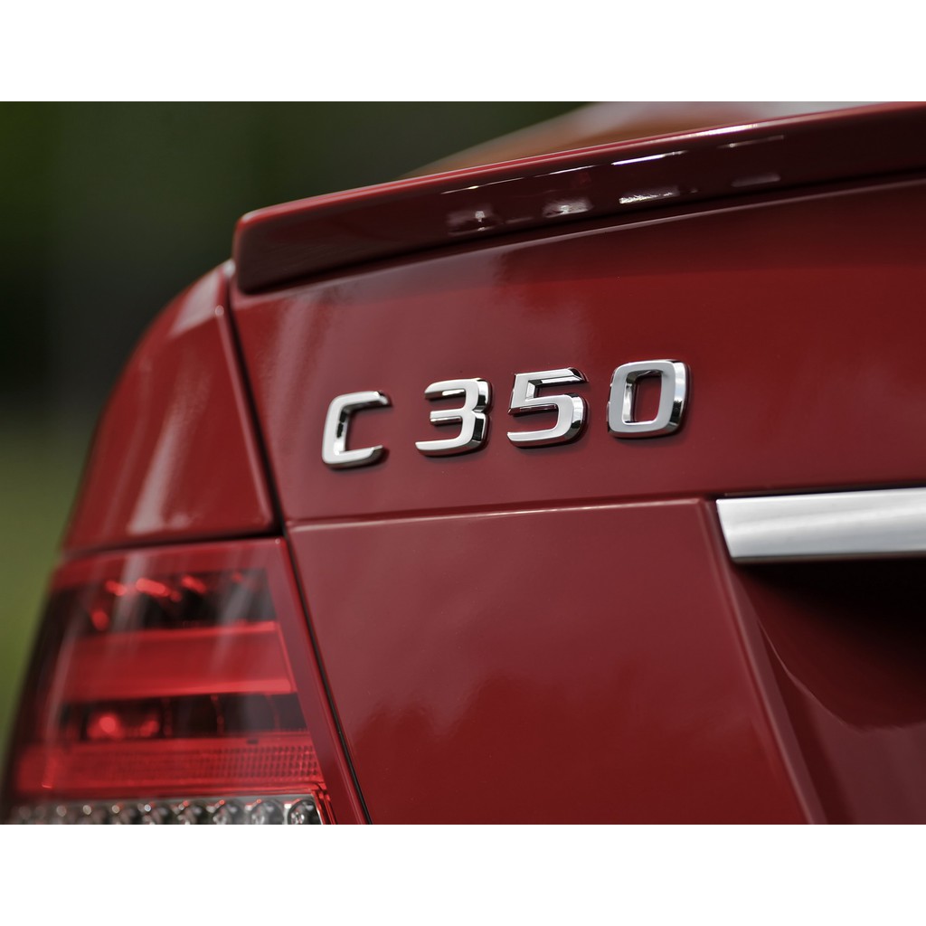賓士 07-11 Benz C-W204 C350 後箱字體 車身字體 後廂字貼 電鍍銀 字體高度25mm 改裝 配件