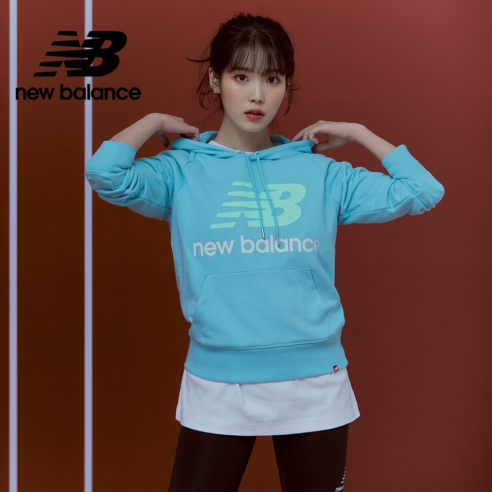 【New Balance】 NB 連帽長袖上衣_女性_薄荷綠_AWT03550SRF (IU著用款)
