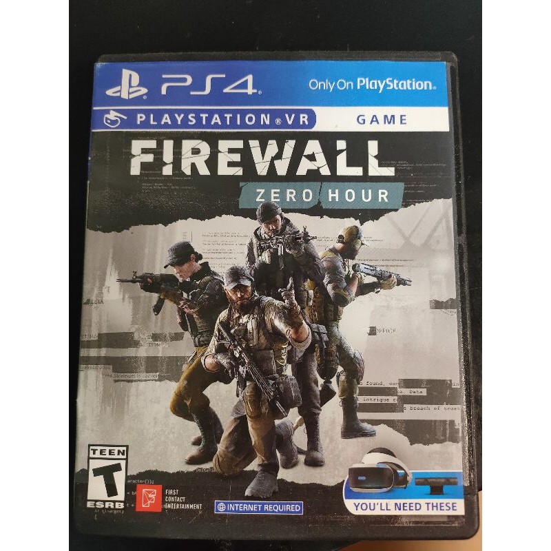 PS4 PSVR 防火牆 絕命時刻 Firewall Zero Hour
