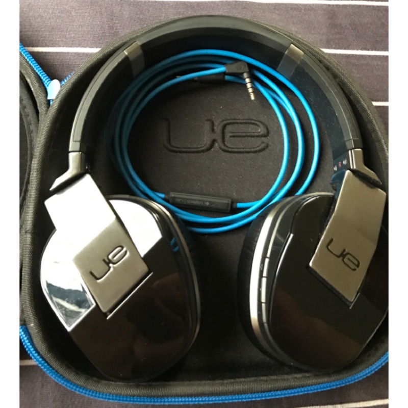 ue 9000 無線藍芽耳罩耳機 高音質 內建降噪 耳擴功能鋼琴黑 時尚造型 二手販賣