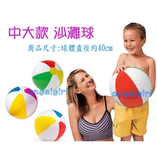mama小舖/兒童游泳充氣玩具/大沙灘球充氣球/游泳圈造型充氣戲水求海灘球/另有浮板浮圈戲水池戲水玩具