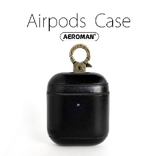 ICARER airpods 防丟扣環版 皮革保護套 通用 1代 2代 防摔 apple airpods 藍牙耳機保護套