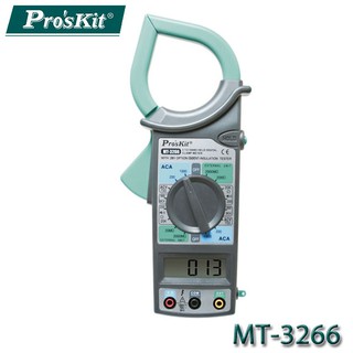 【3CTOWN】臺灣公司貨 含稅開發票 ProsKit寶工 MT-3266 3 1/2 數位鉤錶 三用電表