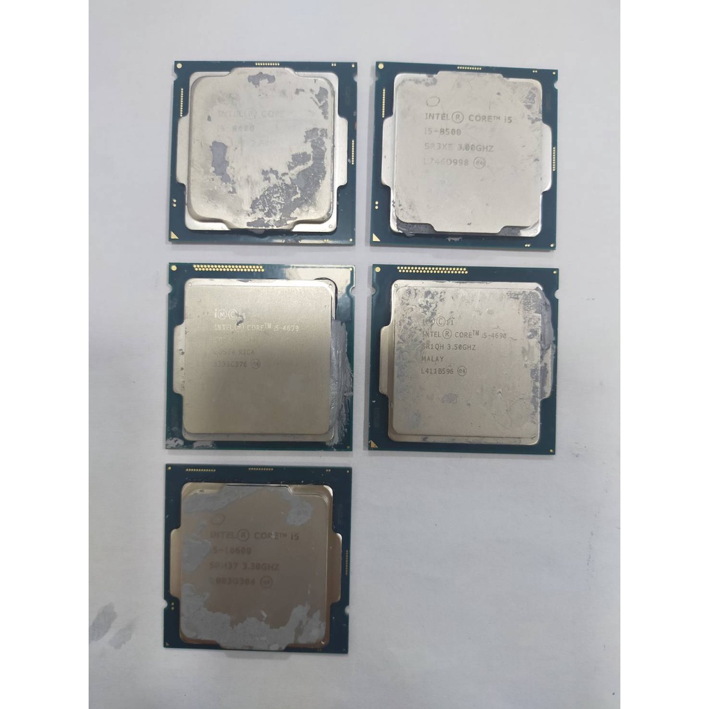 Intel i5-4670 4690 i5-8400 8500 i5-10600 CPU 桌機用 (拆機良品)