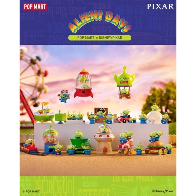 全13款 現貨 泡泡瑪特 POP MART 三眼怪 盒玩 Pixar 正版 迪士尼 盲盒 隱藏版 幸運四葉草