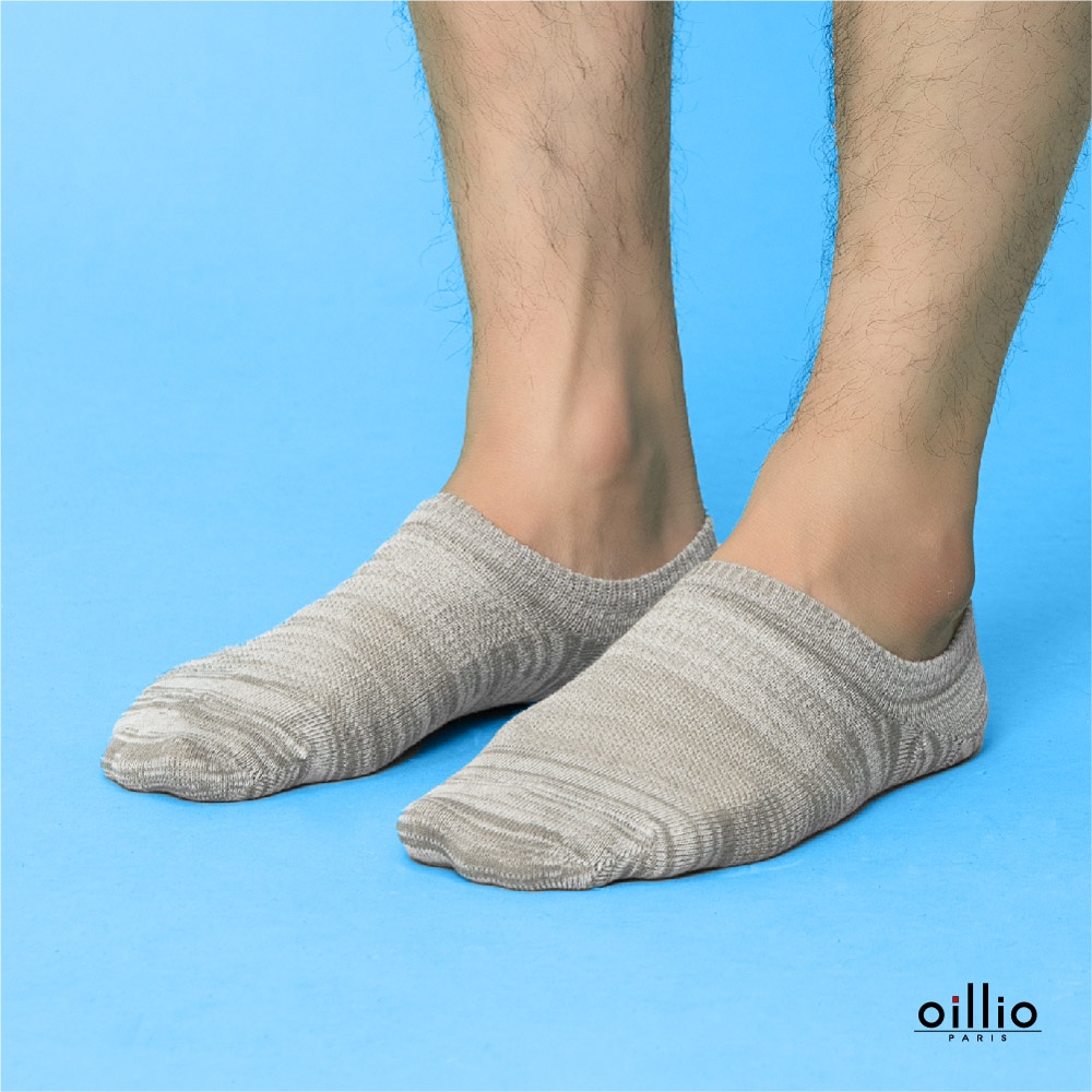 oillio歐洲貴族 抑菌除臭 X型導流 透氣麻花襪 快速排汗 吸濕排汗襪 台製精品 灰色麻花