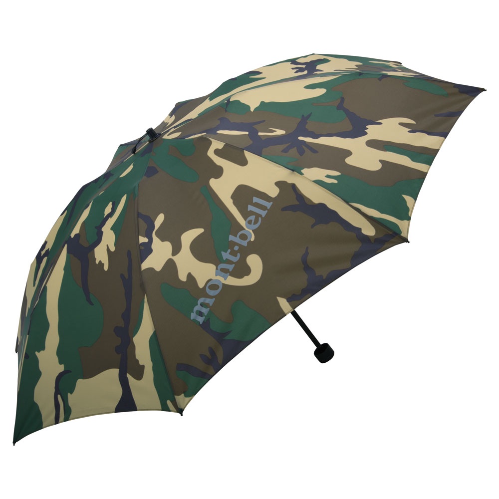 【mont-bell】日本 輕量 折傘 雨傘 迷彩 野外活動傘 碳纖維傘骨 高強度 抗撕裂 強撥水處理 1128559