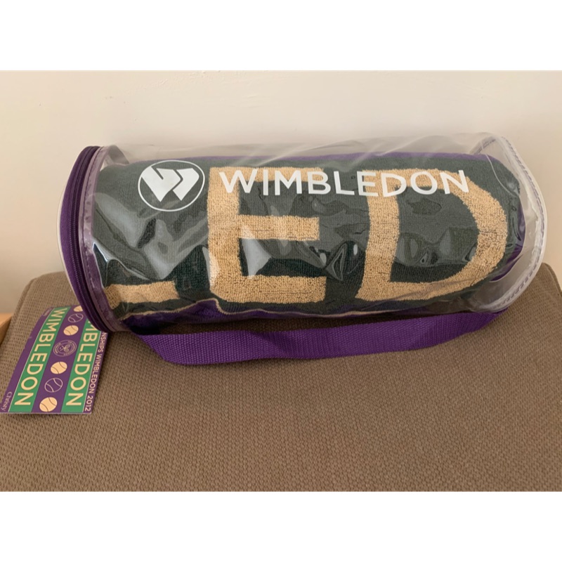 2012 溫布頓 Wimbledon Tennis 網球賽公開賽 大毛巾 官方商品 紀念品 溫網 收藏 網球周邊