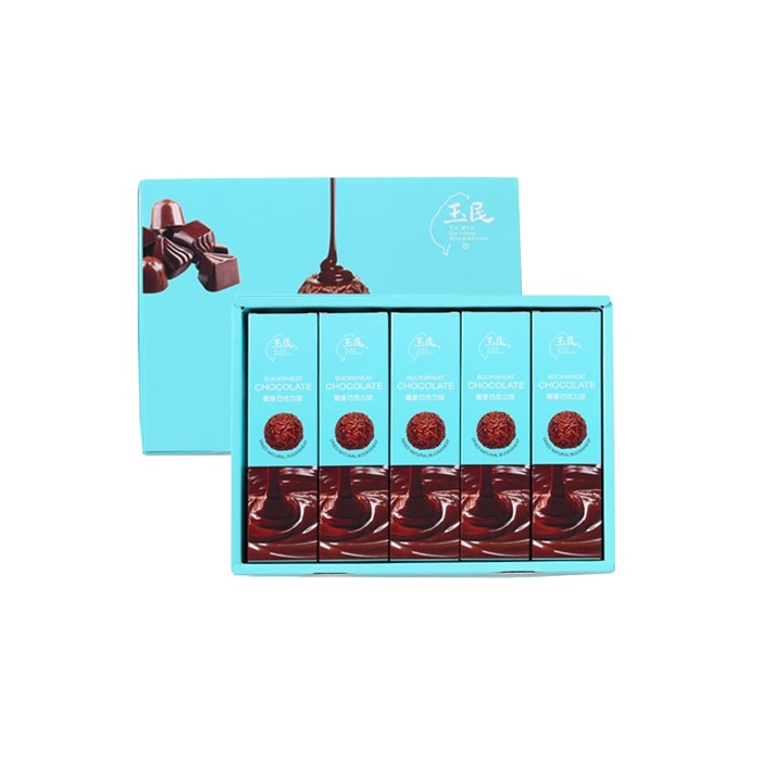 【玉民】蕎麥巧克力球10gx15入/盒(禮盒附提袋)