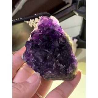 天然原石 原皮紫水晶簇 優質巴西料 可消磁 招財 擋煞 紫水晶洞 聚寶盆功效 #7