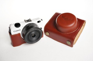 【臺灣TP】 Canon EOS M2 (MII) EOSM2 22mm&18-55mm 專用相機皮套 相機包 皮套