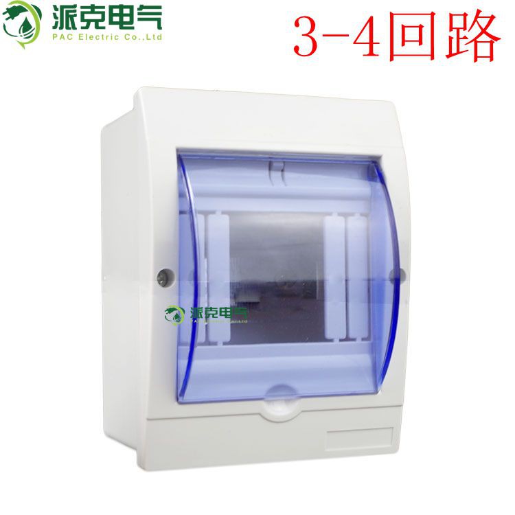 現貨 透明開關箱 1-4迴路配電箱 機台控制盒 無熔絲開關盒 電控箱 監控盒 工業控制盒 金屬導軌 1-4P | 蝦皮購物