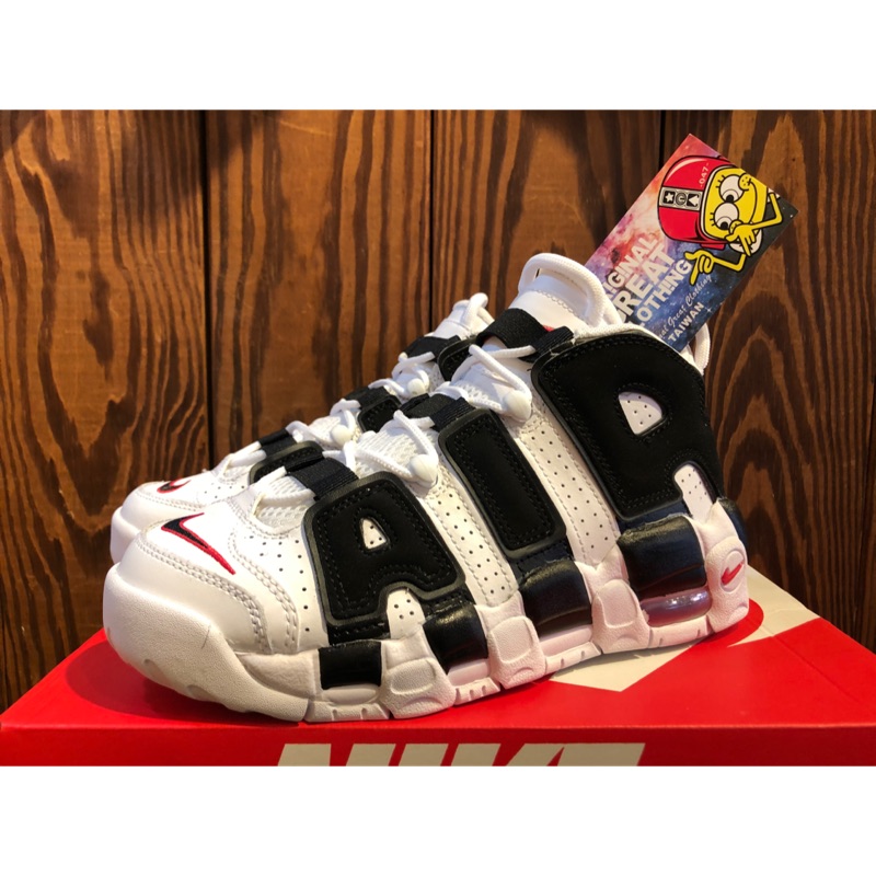 {OGC} NIKE AIR MORE UPTEMPO GS 黑白 熊貓🐼 415082-105