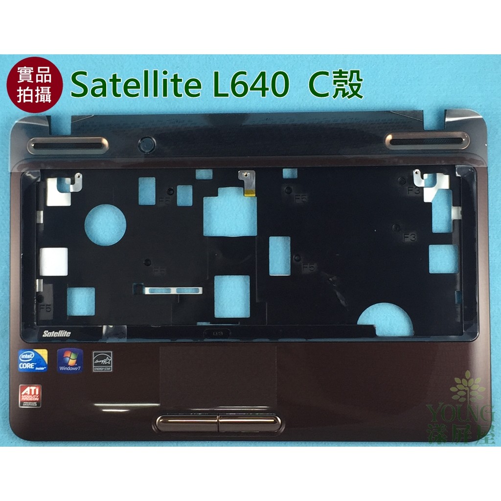 【漾屏屋】TOSHIBA 東芝 14吋 Satellite L640  筆電 C殼 C蓋 零件 帶觸摸板 咖啡色