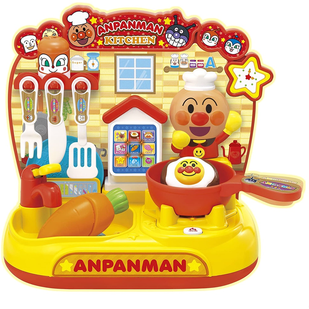 |免運｜🇯🇵日本當地代購｜有聲廚房玩具組|ANPANMAN麵包超人|日本境內版|家裡寶寶超愛|家裡必備|小朋友玩具