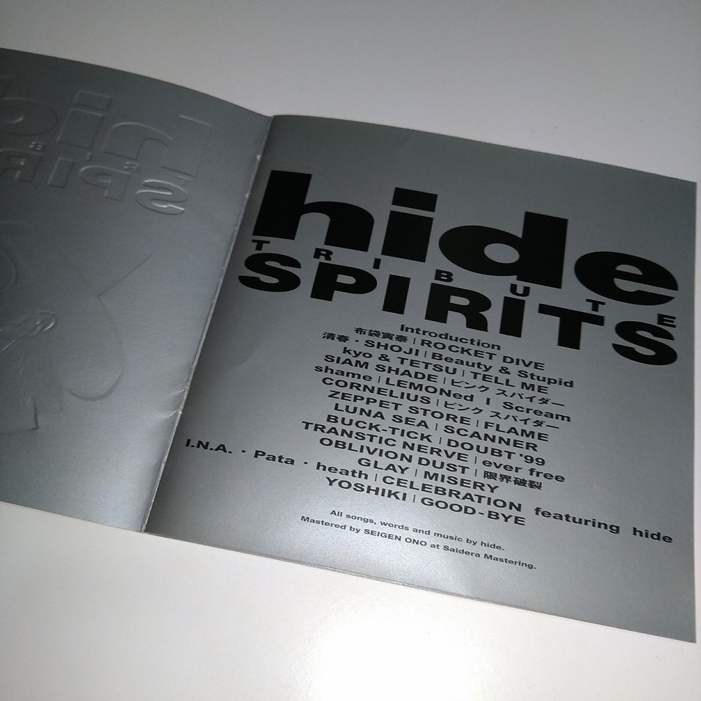 Hide Tribute Spirits X Japan X Japan 松本秀人yoshiki Luna Sea 蝦皮購物