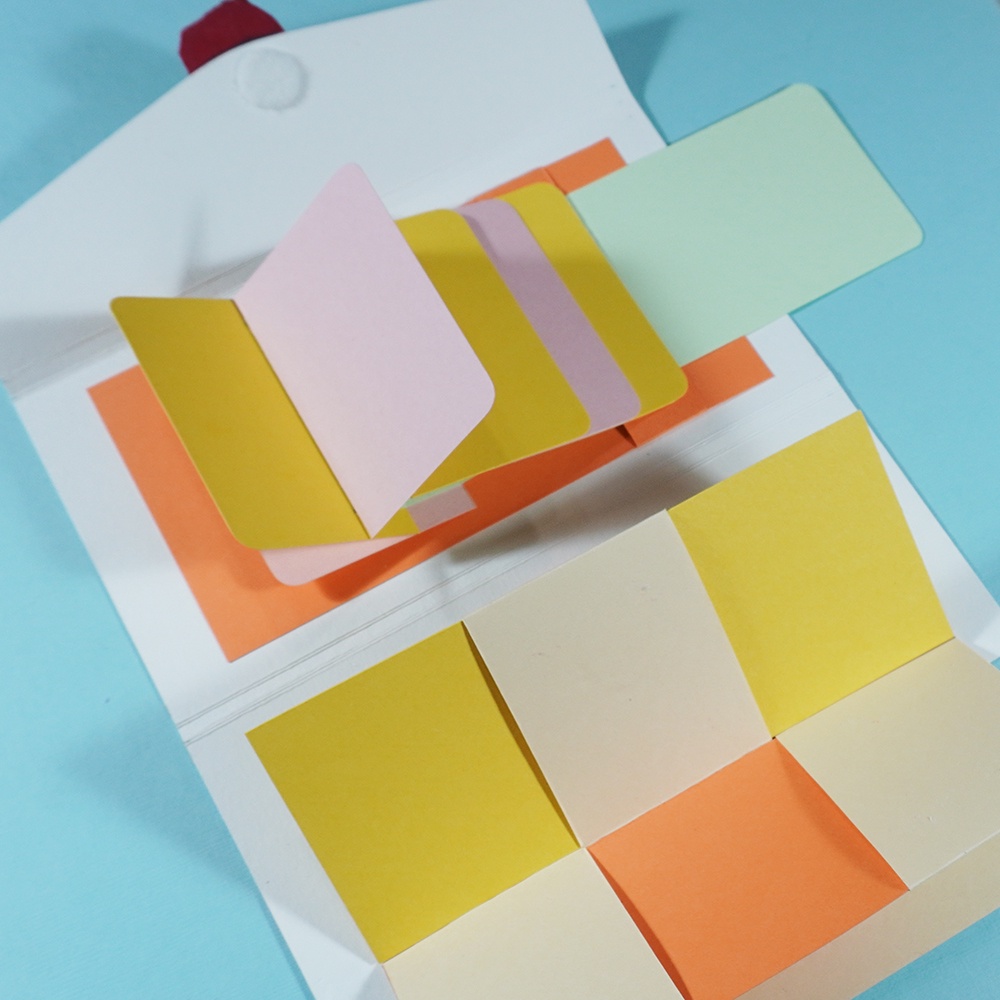 情書機關卡片材料組合包－三折、瀑布、隱藏卡片 (需自己動手做)