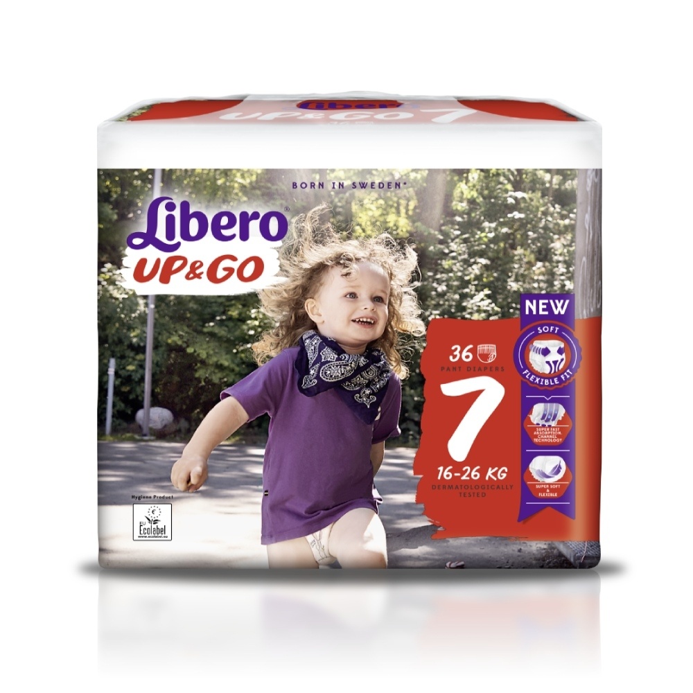 麗貝樂 Libero 7號 敢動褲 1包36片 ，多件優惠，免運，共有3包