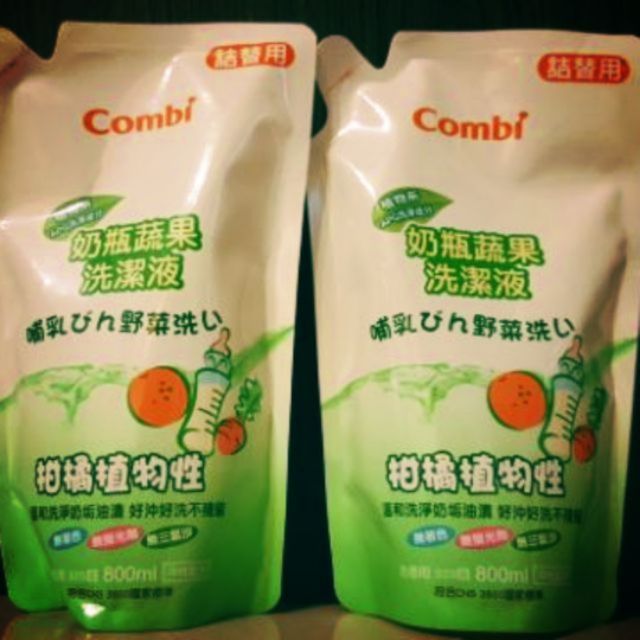 Combi奶瓶蔬果洗潔液補充包