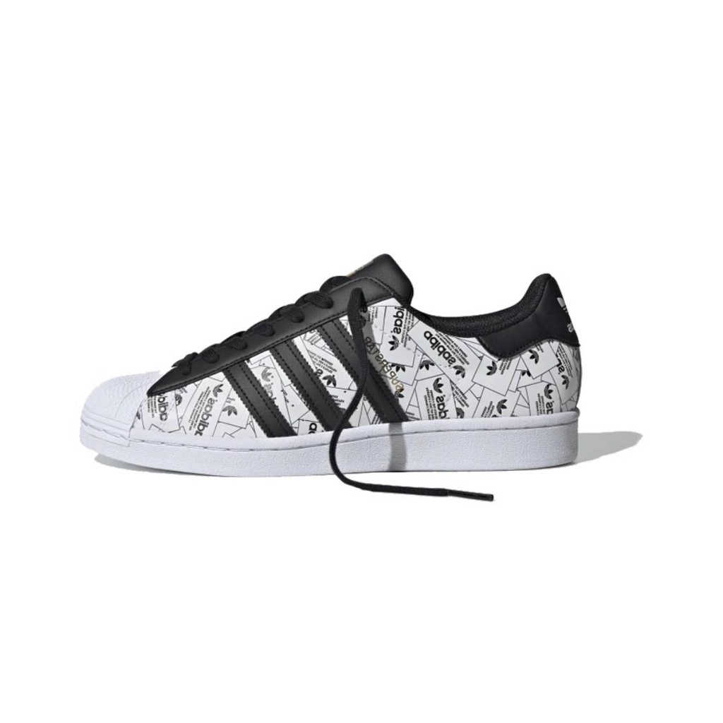  100%公司貨 Adidas Superstar 白 黑 滿版 金標 百搭 FV2819 FV2820 男女