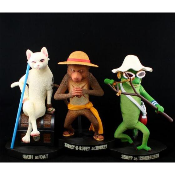 包郵海賊王one Piece 15周年紀念版系列動物造型烏索普蜥蜴 蝦皮購物