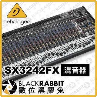 【 Behringer SX3242FX 大型混音器 】 32輸入 Multi-FX 處理器 混響 效果器 數位黑膠兔