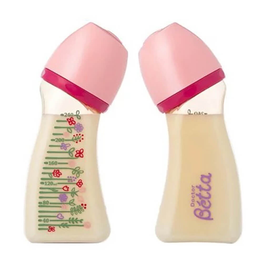 日本Dr.Betta寬口防脹氣奶瓶 Brain WS4-240ml(PPSU)【親子良品】