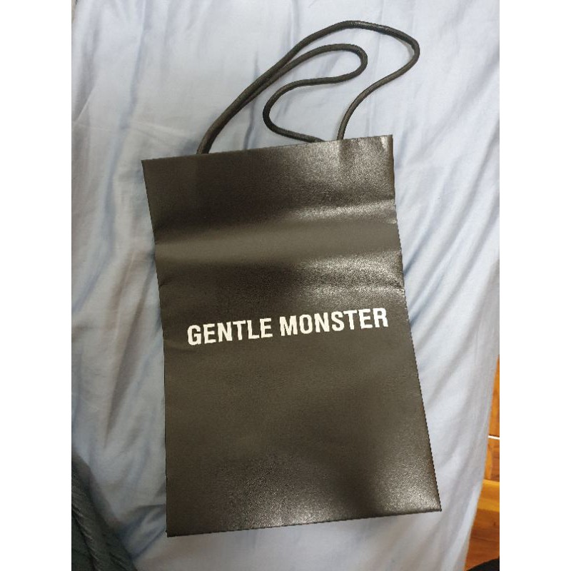 (全新/品牌原廠貨) Gentle Monster 黑色手提厚紙袋