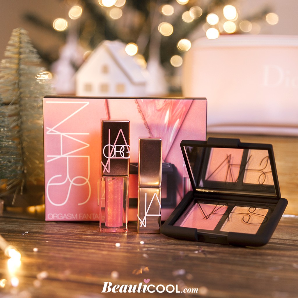 現貨 正版 NARS ORGASM ANTASY TRIO迷你高潮唇頰組 炫色腮紅 唇膏 唇油