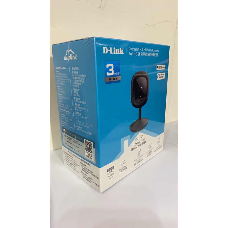 【D-Link 友訊】DCS-6100LH Full HD 迷你無線網路攝影機(全新未拆封)