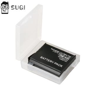 Suqi 2 件透明運動相機電池收納盒蓋盒