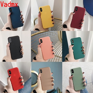XIAOMI MI 小米米 9T Pro A2 9 Lite Redmi 6A 6 手機殼純色啞光純色糖果簡約軟 TPU