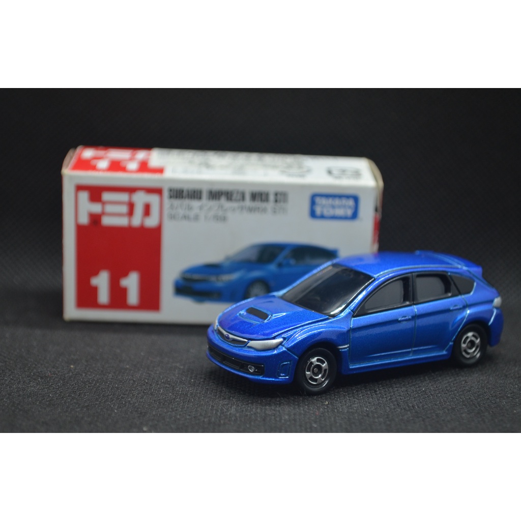 【T'Toyz】 Tomica No. 11 Subaru Impreza WRX STI 附膠盒 越南製