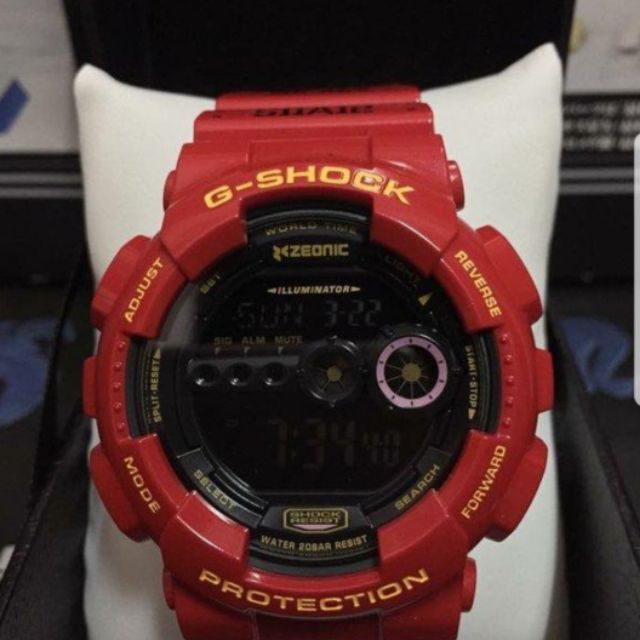 被@8819128下標棄標不取貨小心這個賣家。G-shock 35th 鋼彈 夏亞 聯名款