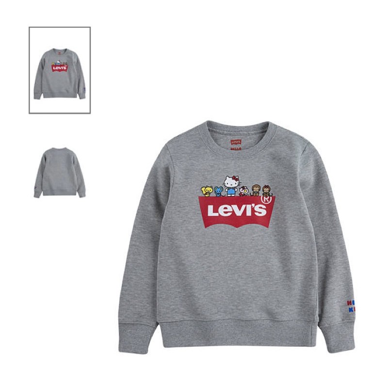 全新Levis x Hello kitty聯名款大童款大學T