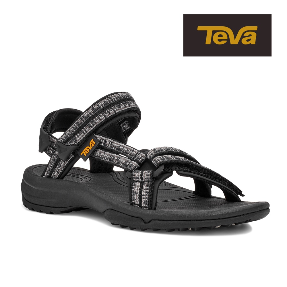 【TEVA】女 Terra Fi Lite 水陸機能涼鞋/雨鞋/水鞋-大氣黑/灰色 (原廠現貨)