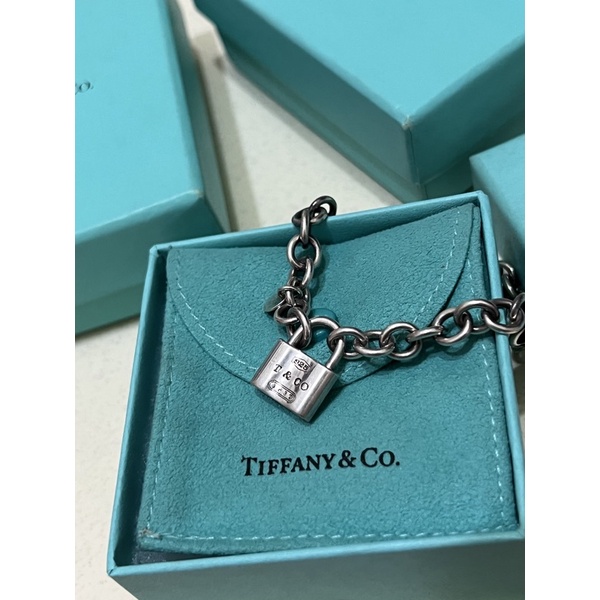 Tiffany&amp;Co 鎖頭手鍊 手鏈