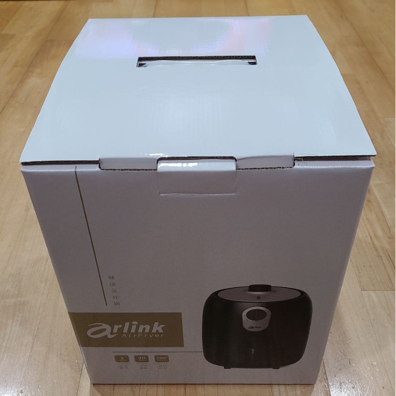 【芮姬的窩。可刷卡】全新未使用 Arlink 旋鈕式 免油健康氣炸鍋 黑色 2.0L EC-203