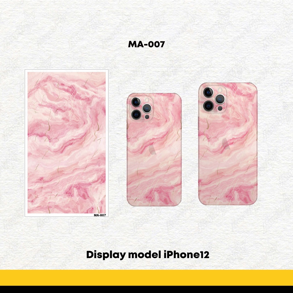 【Magewrap】A5彩膜-夢幻粉大理石 手機包膜 ins風格 裝飾保護貼 裝飾貼膜 防刮 ipad mac 可印殼