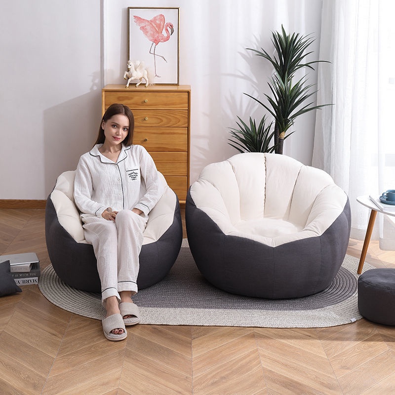 現貨秒發折疊沙發懶骨頭沙發ikea 沙發懶人沙發懶人沙發小戶型豆袋單人躺椅臥室陽臺網紅可愛小沙發休閒椅榻榻米