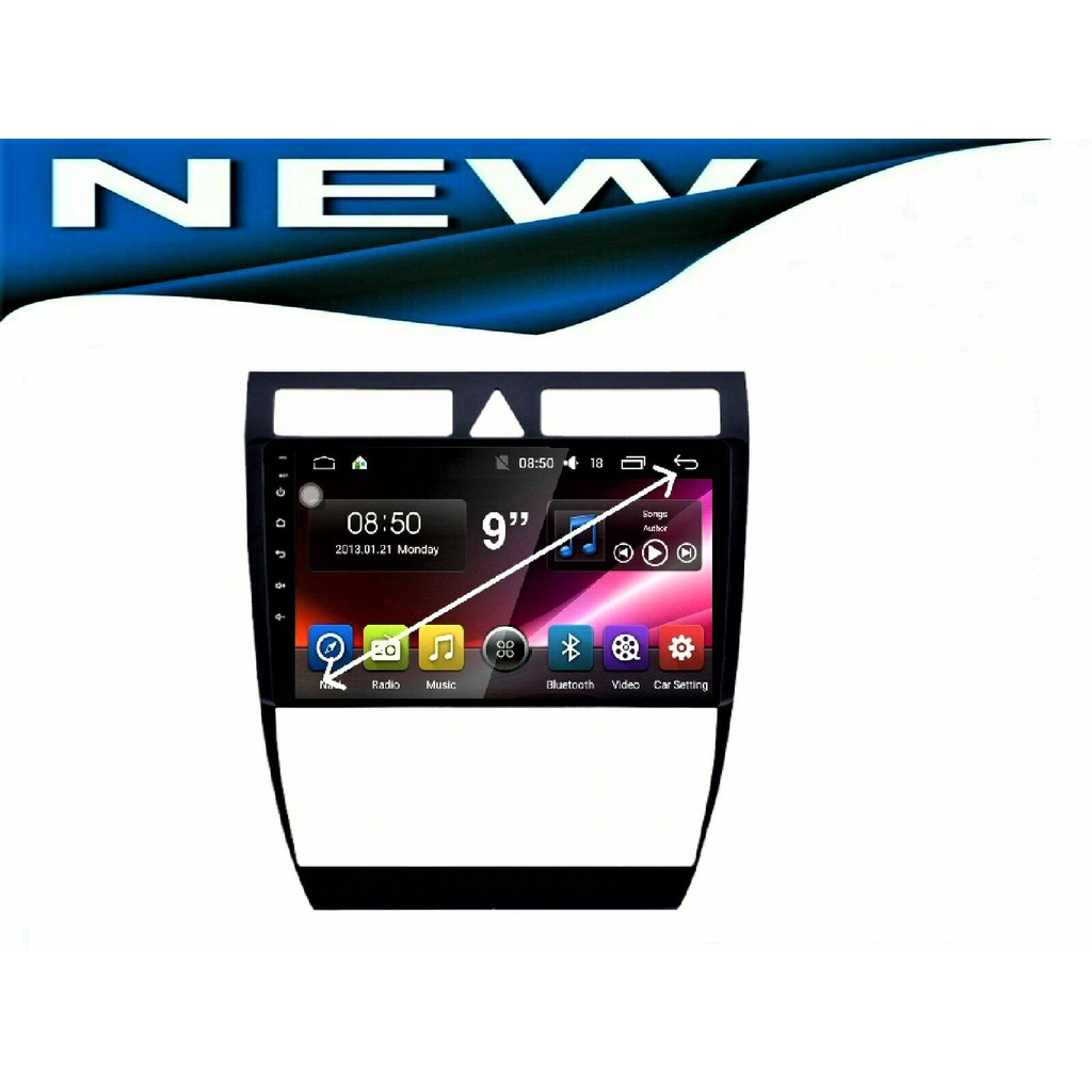 奧迪 AUDI A6 S6 (02-06) 2023年式最新版安卓12.0版八核心8+128智能導航旗艦車機