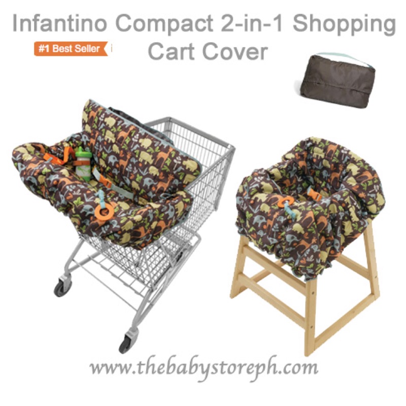 美國Infantino 二合一外出折疊推車墊 / 餐椅墊