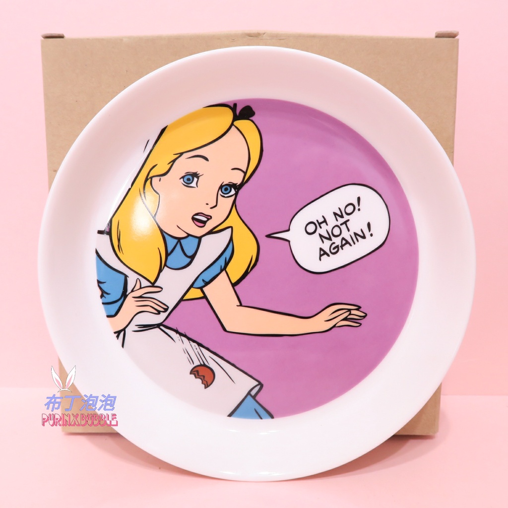 布丁泡泡 愛麗絲夢遊仙境 Alice 愛麗絲 日本製 三鄉陶器 陶瓷盤 陶瓷 盤子 迪士尼 DISNEY