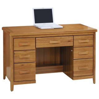 【宏興HOME BRISK】愛莉絲柚木4.2尺書桌，臺北市、新北市市區免運費，《SQ新品21》