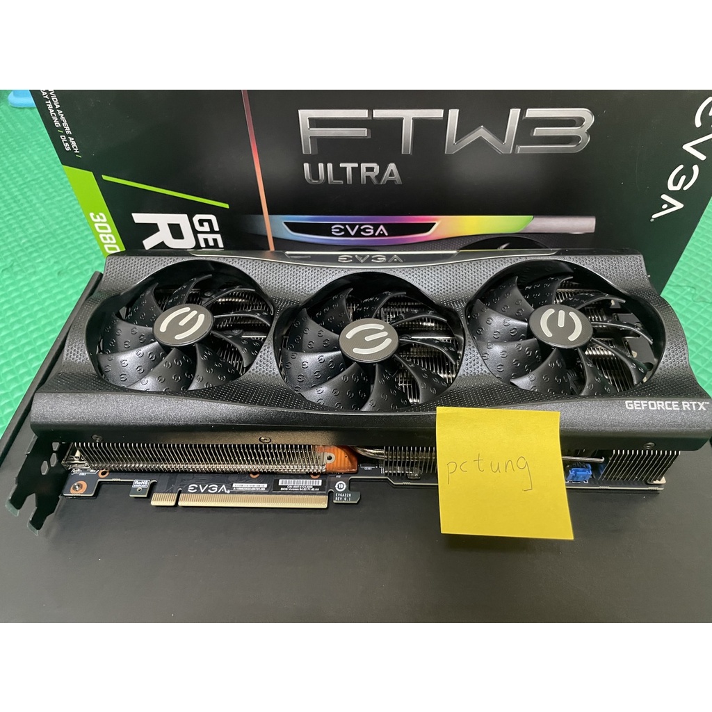 EVGA RTX 3080 FTW3 ULTRA GAMING LHR 附購買發票(未註冊)