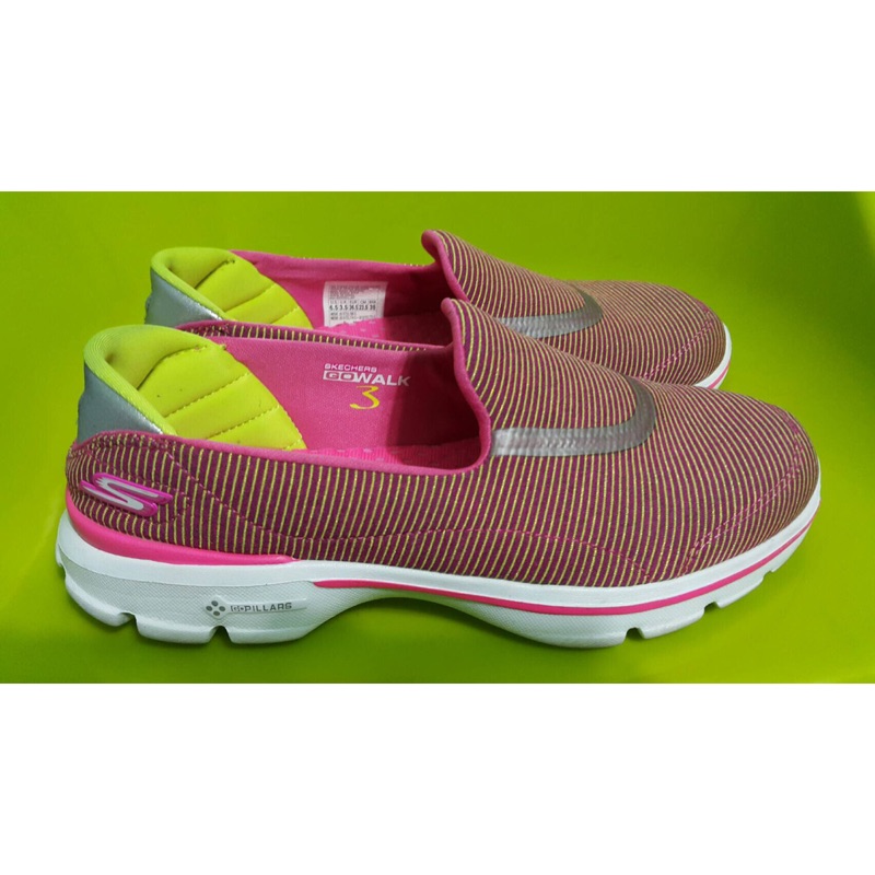 SKECHERS (女) 健走系列 GO Walk 3 - 13989PKLM 娃娃鞋 健走鞋 休閒鞋 路跑鞋 大特價出售