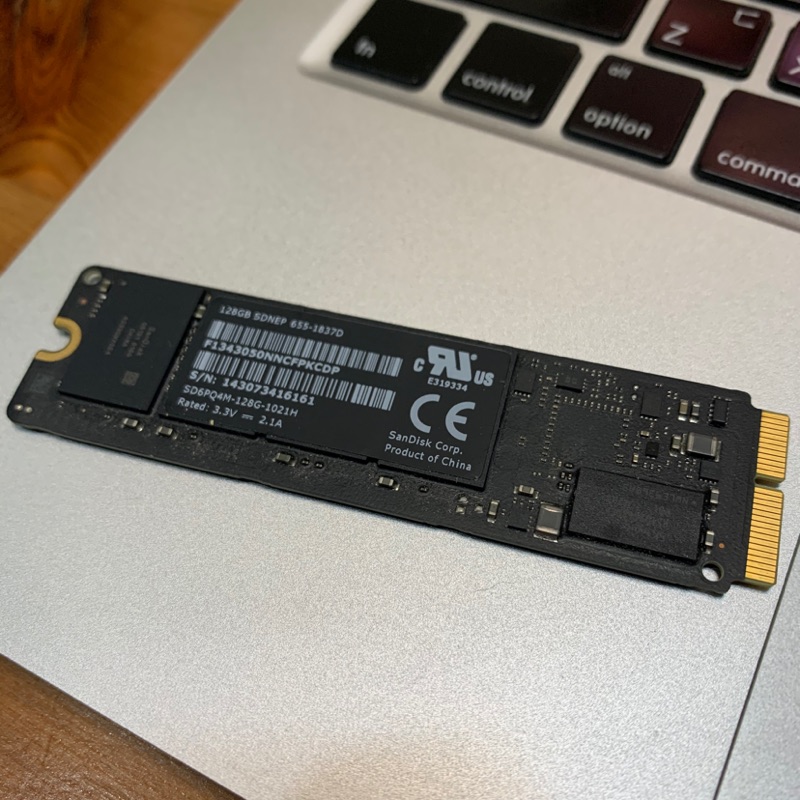 Apple MacBook Pro 128G蘋果原裝拆機硬碟 MAC硬碟 SSD硬碟 免運